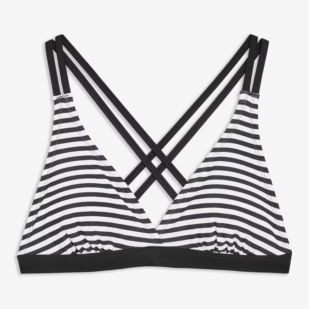 NWOT Joe Fresh XL Cross-Back Strap Bikini Top